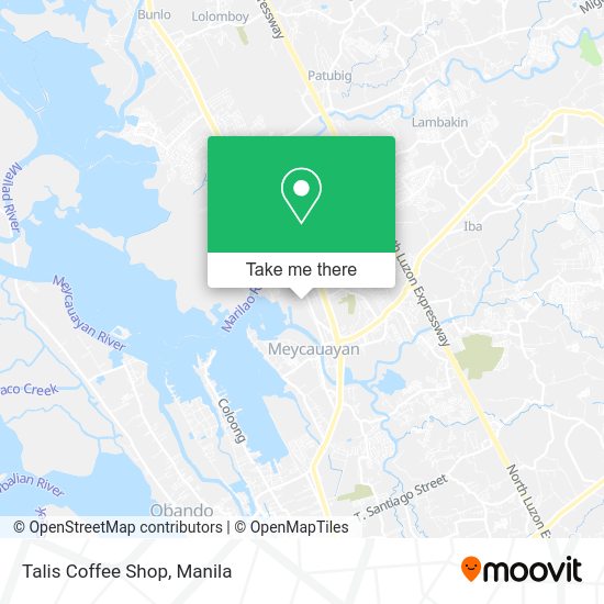 Talis Coffee Shop map