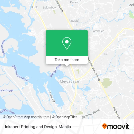 Inkspert Printing and Design map