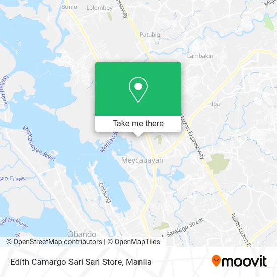 Edith Camargo Sari Sari Store map