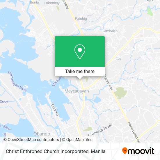 Christ Enthroned Church Incorporated map