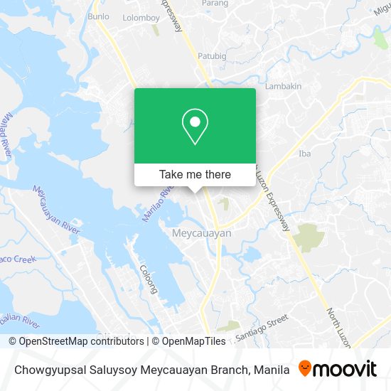 Chowgyupsal Saluysoy Meycauayan Branch map