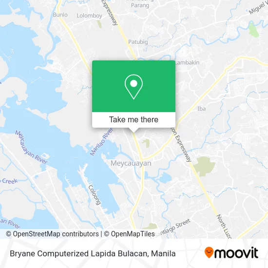 Bryane Computerized Lapida Bulacan map