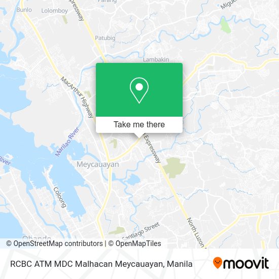 RCBC ATM MDC Malhacan Meycauayan map