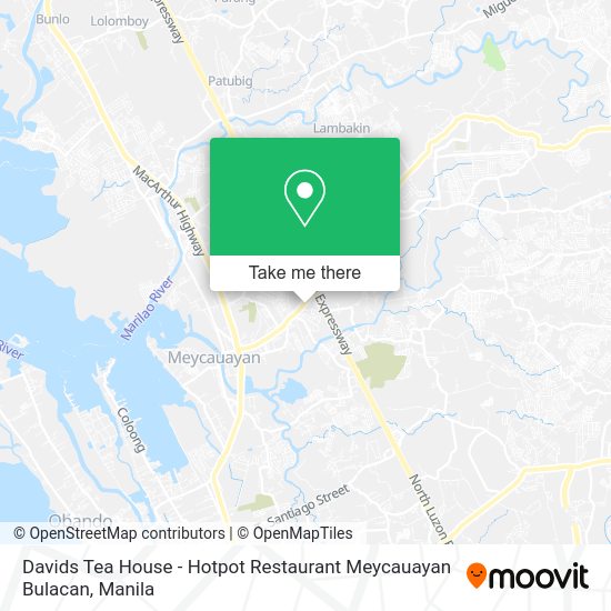Davids Tea House - Hotpot Restaurant Meycauayan Bulacan map