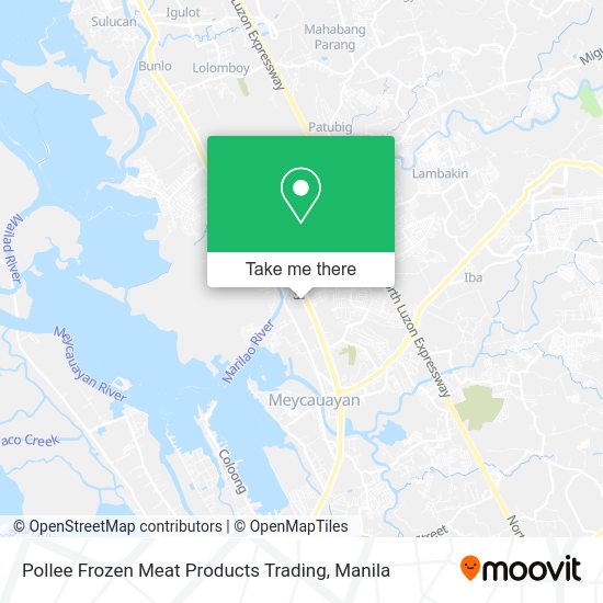 Pollee Frozen Meat Products Trading map