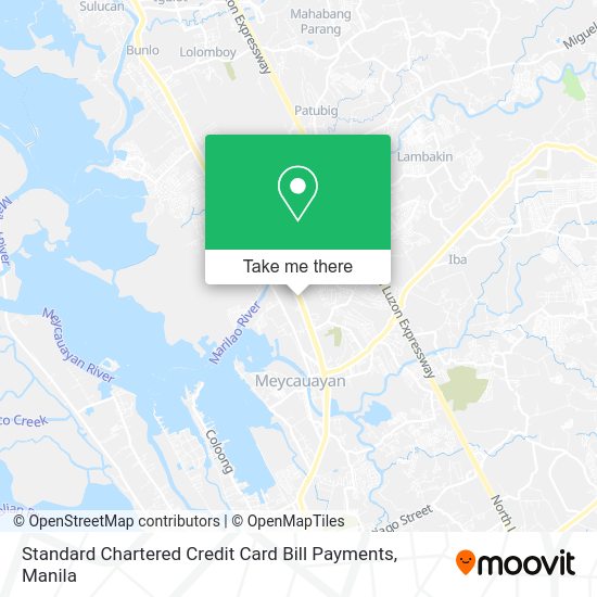 Standard Chartered Credit Card Bill Payments map