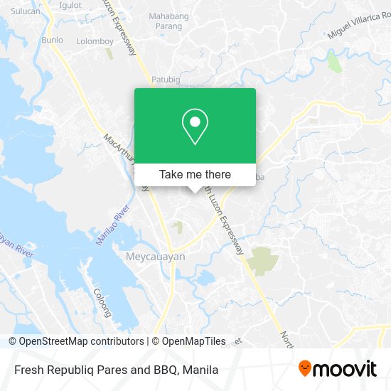 Fresh Republiq Pares and BBQ map