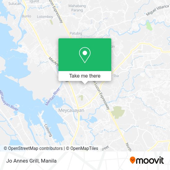 Jo Annes Grill map