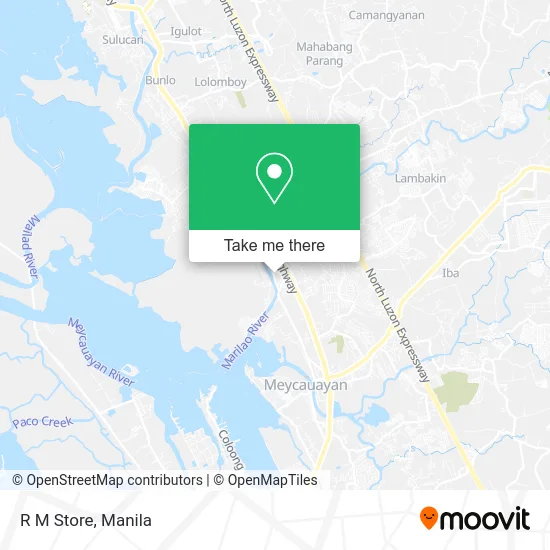R M Store map
