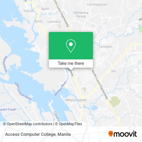 Access Computer College map