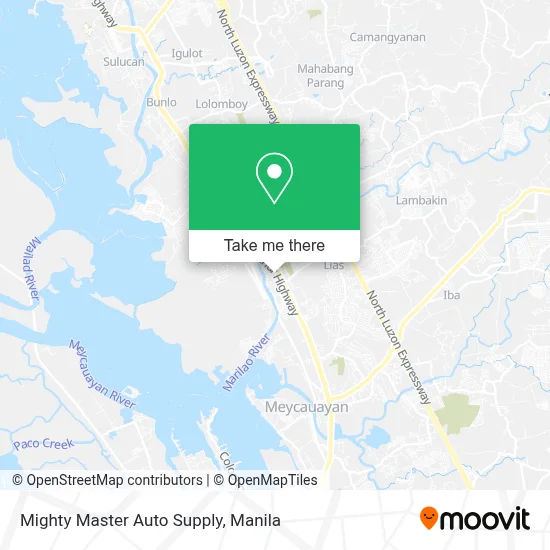 Mighty Master Auto Supply map