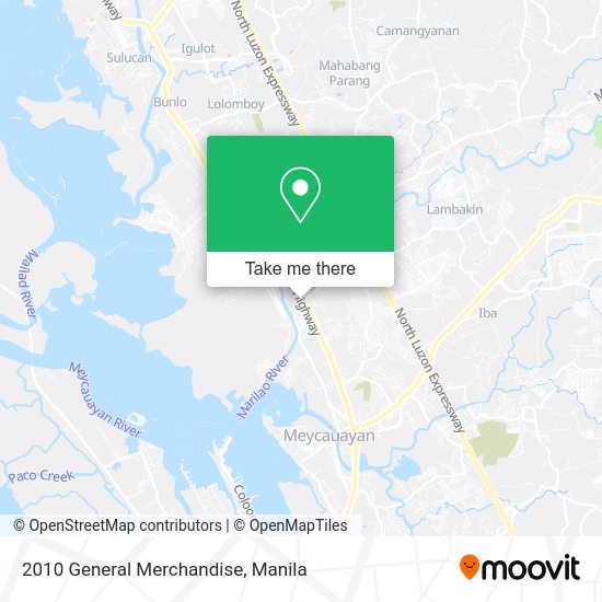 2010 General Merchandise map
