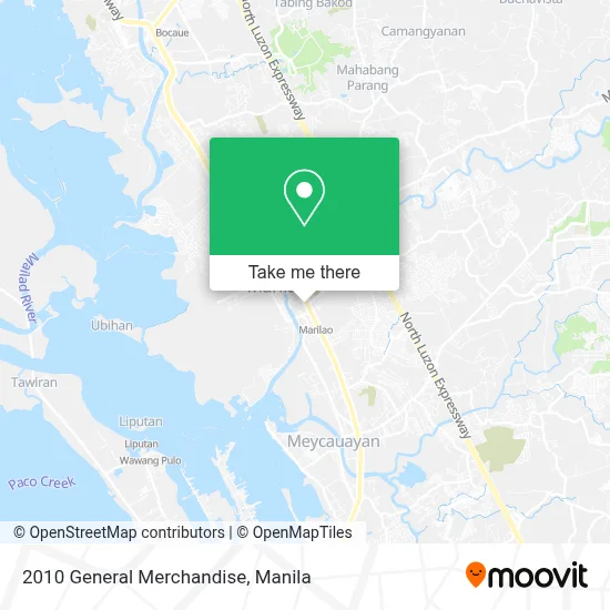 2010 General Merchandise map