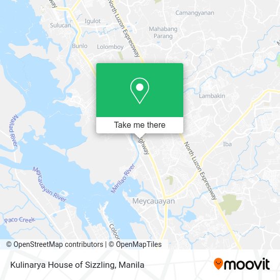 Kulinarya House of Sizzling map