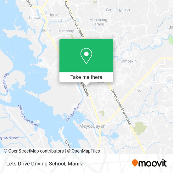 Lets Drive Driving School map