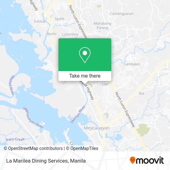 La Marilea Dining Services map