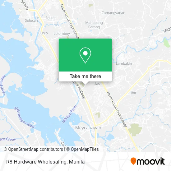 R8 Hardware Wholesaling map