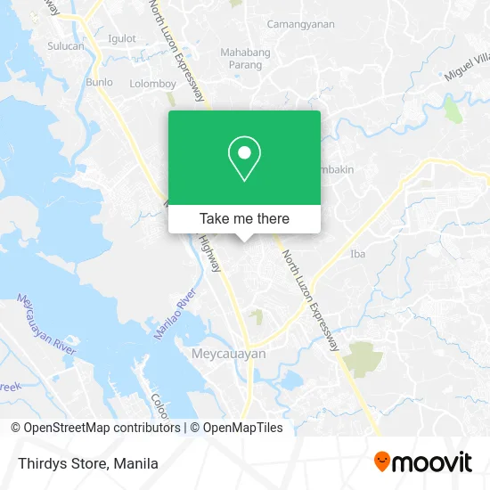 Thirdys Store map