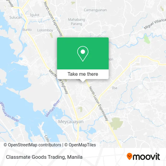 Classmate Goods Trading map