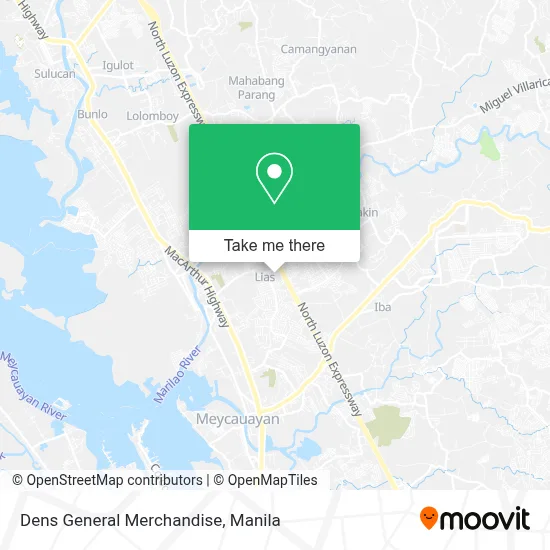 Dens General Merchandise map