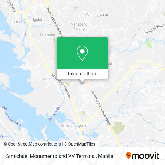 Stmichael Monumento and VV Terminal map