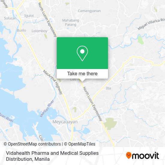 Vidahealth Pharma and Medical Supplies Distribution map