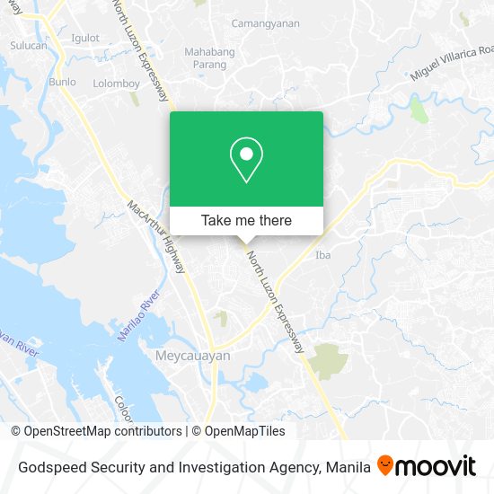 Godspeed Security and Investigation Agency map