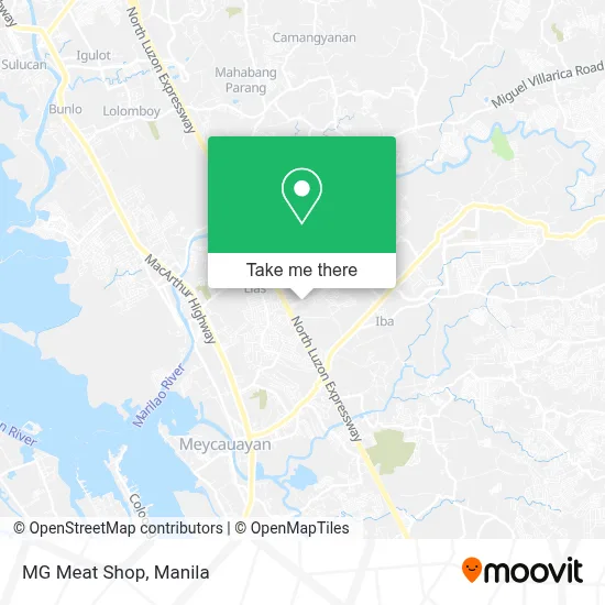 MG Meat Shop map