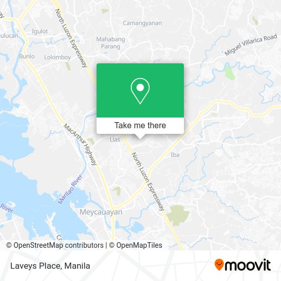 Laveys Place map