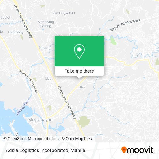 Adsia Logistics Incorporated map