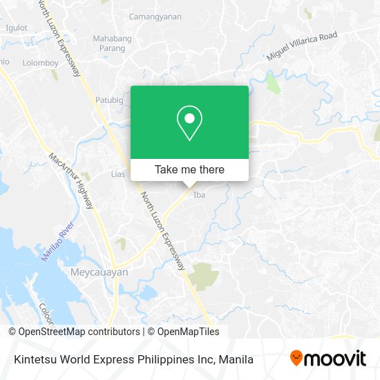Kintetsu World Express Philippines Inc map