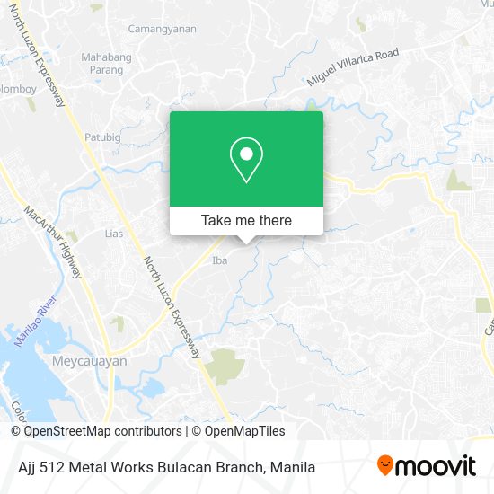 Ajj 512 Metal Works Bulacan Branch map
