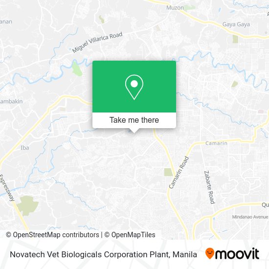 Novatech Vet Biologicals Corporation Plant map