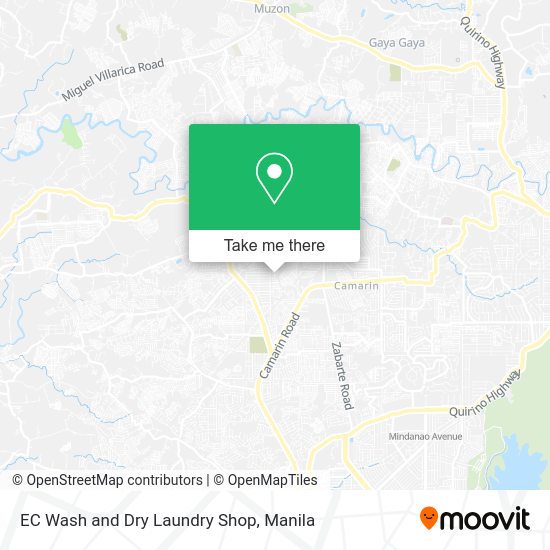 EC Wash and Dry Laundry Shop map