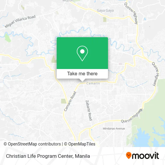 Christian Life Program Center map