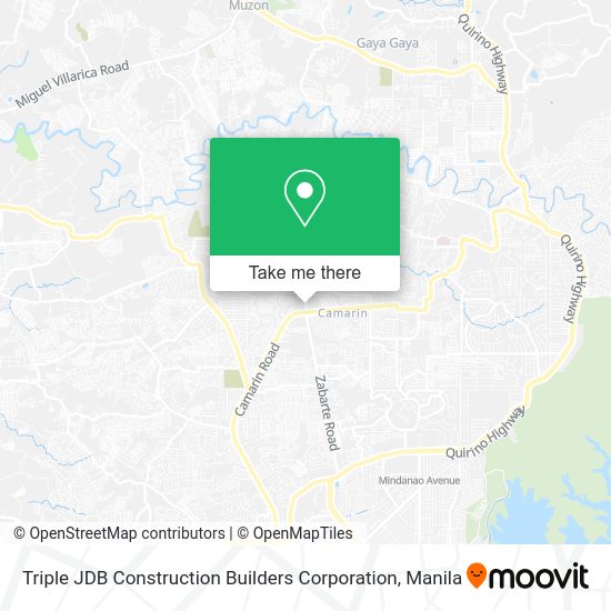 Triple JDB Construction Builders Corporation map