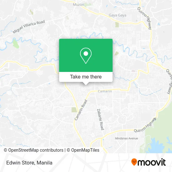 Edwin Store map