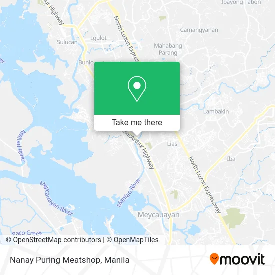 Nanay Puring Meatshop map
