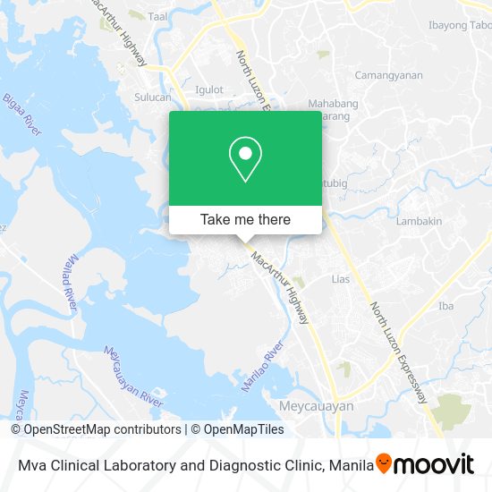 Mva Clinical Laboratory and Diagnostic Clinic map