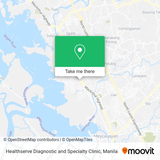 Healthserve Diagnostic and Specialty Clinic map