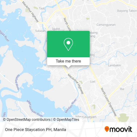 One Piece Staycation PH map