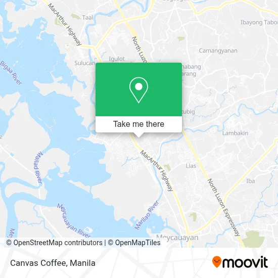 Canvas Coffee map