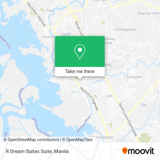 R Dream Suites Suite map