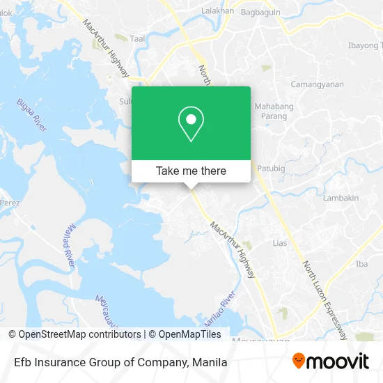 Efb Insurance Group of Company map