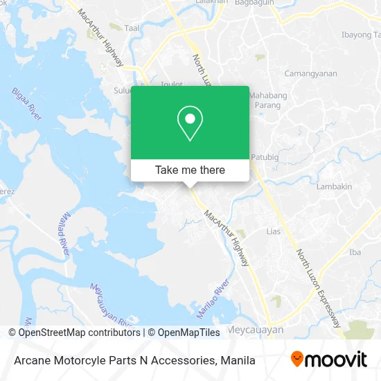 Arcane Motorcyle Parts N Accessories map