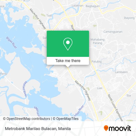 Metrobank Marilao Bulacan map