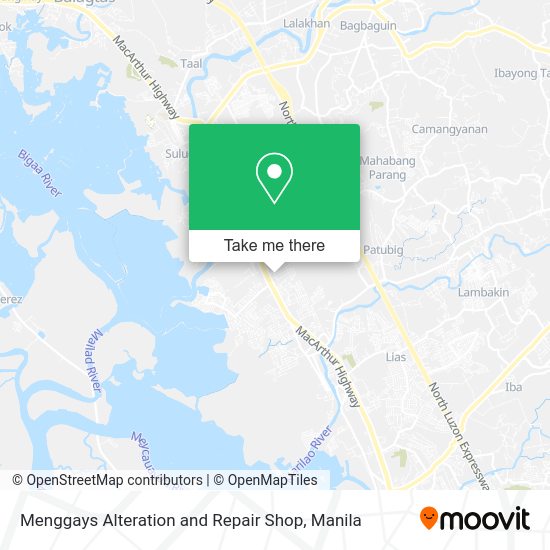 Menggays Alteration and Repair Shop map