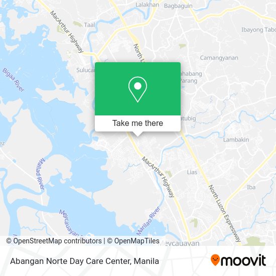 Abangan Norte Day Care Center map