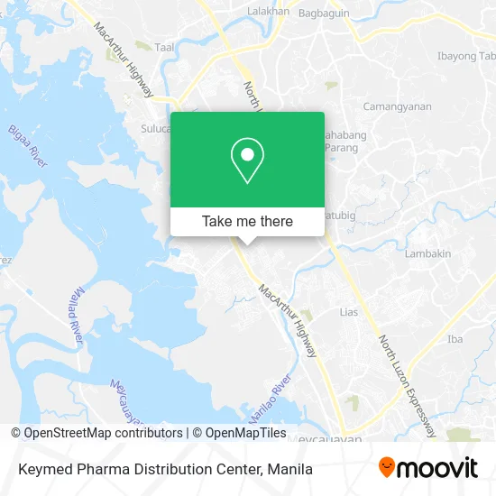 Keymed Pharma Distribution Center map