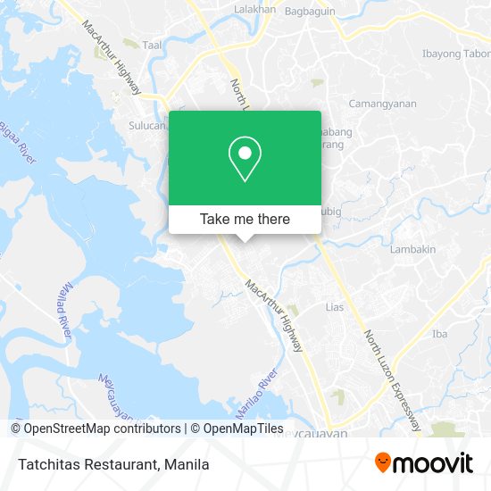 Tatchitas Restaurant map